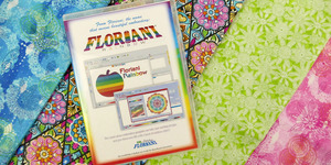 Floriani FSP-RSC Rainbow Embroidery Program with Rainbow Color and Text Tools