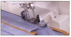 1084: Brother SA212 Serger Foot for up to 1/2" Elastic Gathering Shirring