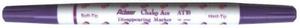 Chako-Ace AT10-V Double-Ended Disappearing Ink Pen, Violet