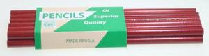 98946: Belmont D349 Tailoring Pencils, 12 Ct. Red