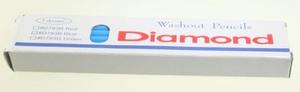 Diamond D783B Washout Textile Pencils, 12 Ct. Blue