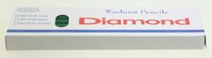 Diamond D783G Washout Textile Pencils, 12 Ct. Green