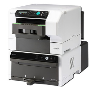 Juki, Garment Printer, Ri100, DTG Printer, Ricoh, Printer, CMYK, Ricoh Ri100 DTG Direct-to-Garment Printer + Business Start Up Bundle. Ricoh Ri100 DTG Direct-to-Garment Printer + Ricoh Business Start Up Bundle with Finisher +60 Months 0% Juki Synchrony Financing Code 132 OAC