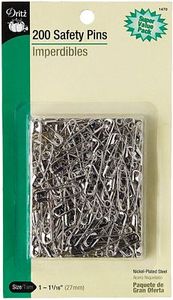 Dritz D1470A Pins Saftey Sz 1 200pc