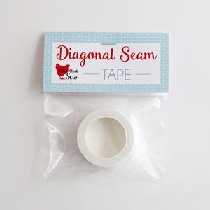 Cluck Cluck Sew CCS192 Diagonal Seam Guide Tape, 1 Roll 5/8" Wide by 10 Yards