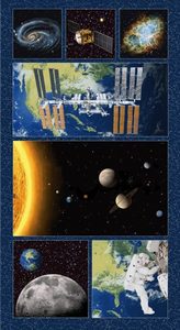 Studio E Planetary Missions 5311P-79 Multi Large Blocks Panel 24" x 44"