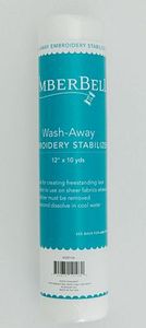 Kimberbell KDST120 Wash Away Water-Soluble Stabilizer, 12" x 10 yd. Roll