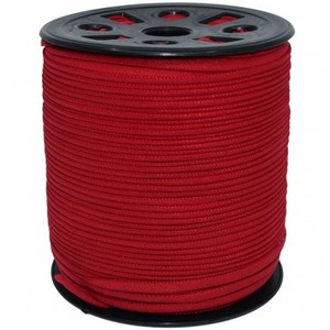 Banded Stretch Elastic GANEL-NB-RED Red- 1/6"