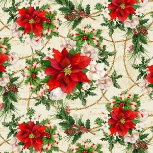 3 Wishes Fabric HEG9518-44 CHRISTMAS LEGEND