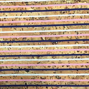 Eversewn ESCBS Cork Blend Fabric 51 in x 19 in Stripes