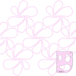 DM, Donna McCauley, DT-DMQL-1, Leaf, Ruler Template,