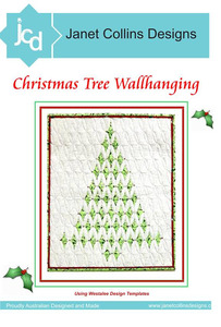 Janet Collins, Christmas Tree, Wallhanging, Quilting Pattern, Sew Steady, Sew Steady Westalee