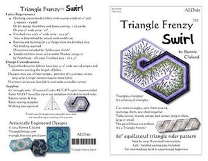 Artistically Engineered AED187 Triangle Frenzy Swirl