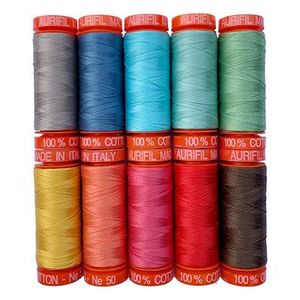 Aurifil LH50PC10 Prim by Lori Holt Thread Set