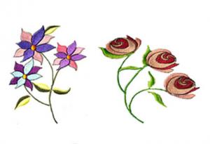 Joan Inman Garden CD Embroidery Designs