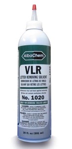 Albatross AlbaChem 1020 VLR Vinyl Letter Removing Solvent, 20 oz. 12 Pack