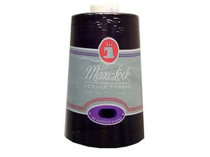 84023: Maxi-Lock AF6-B Black 6000yds 100% polyester all purpose sewing thread