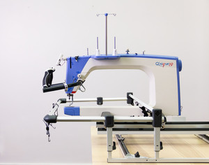 The Coziest Longarm Combo: Grace Q'nique 19 Sewing Machine + Cutie Frame + FREE Accessory Bundle