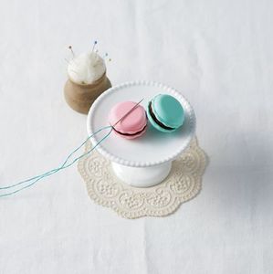 Clover Sweet n' Sharp Macaron Needle Sharpener and Cushion—Choose Your Color