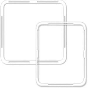 80991: DIME Janome Quilt Toppers, Choose Your Size 7.87" x 5.5" for AcuFil Hoop AQ or 8.7" x 8.7" for ASQ22