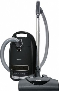 102396: Miele Complete C3 Kona PowerLine Canister Vacuum Cleaner, Obsidian Black