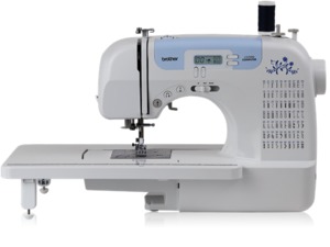 Singer 9960 600-Stitch Quantum Stylist Sewing Machine, Ext Table, 13 BHs,  Fonts, Threader & Trimmer, 25 Needle Positions, Drop Feed, $350 Accessories*