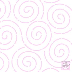 Sew Steady DM Quilting Coil Template 4.5"x4.5"