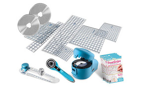 Grace TrueCut Master Cutting Collection: Straightcut Cutter, TrueCut 360 Circle Cutter, TrueSharp 2, TrueGrips, 6 Rulers