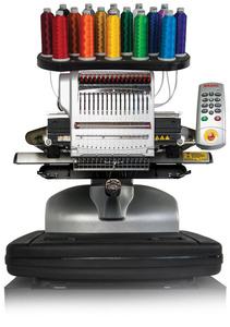 Melco, Amaya, Bravo, 16, Needle, Hoop, Embroidery, Machine, 300-1000SPM, Design, Shop, Lite, Software, Dakota, 1000 Designs, Acti, Feed, Thread, Auto, Trim, LED, Light, Aluminum, Cast, 75Kg Melco Bravo X 16 Needle Embroidery Machine 1000SPM, Laser Alignment and Positioning + Easy to Use Bravo OS
