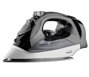 Brentwood, MPI-90B, MPI-90W, Power Steam Iron, Stainless Steel Sole Plate, Black, White, steam ironing, adjustable heat control