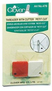 Clover, CL478, Needle Threader, Thread Cutter, Petit cut