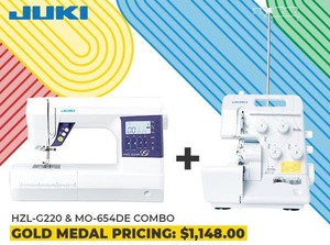Juki HZL-G220 Computerized Sewing Machine, Box, Feed, Industrial, buttonhole, auto, needle, threader, lcd, display, MO-654DE, Overlocker, serger