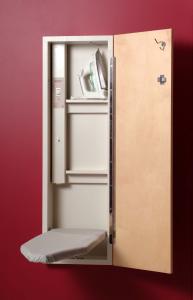 IRON-A-WAY, E-342, ironaway, e342, 42", Built-in, Ironing Board, Safety Off Switch, Storage Shelves