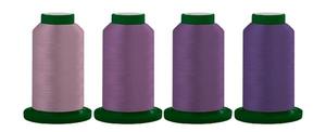 Threadart Variegated Polyester Embroidery Thread - 40wt - 1000M - 25 Colors Available - No. 9 - Violets, Purple