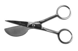 Famore Cutlery 712DL 4.5" Duckbill Applique Scissors - Left Handed