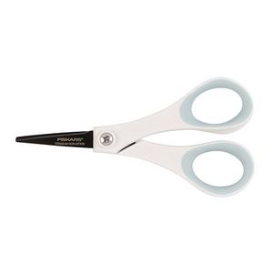 Fiskars Titanium Soft Grip Scissors, Titanium Nitride, Gray, 2/Pack