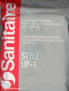 Sanitaire 62100 UP-1 5Pk High Filtration Vacuum Bags SC6600A, SP6610*