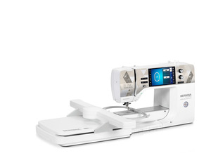 Bernina B790E PLUS Crystal Edition Sewing Quilting Machine 9mmZZ, Embroidery Module, BSR, Upgrade Software: Pinpoint Placement, Thread Away, Midi Hoop 6.5x10.5in, Bernina B790E PLUS Crystal Edition Sewing Quilting Machine 9mmZZ, UPG SDT Embroidery Module, BSR, Thread Away, Midi Hoop Recognition, 110/240V, 1 Left