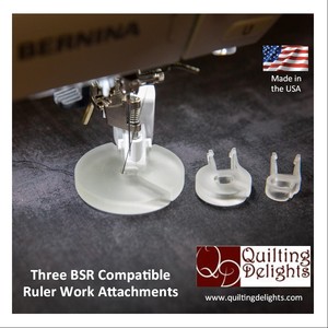 Quilting Delights BSR Compatible Ruler Work Attachment