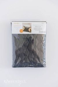 Kimberbell KDKB242 Quilted Pillow Cover Blank 13in x 19, Charcoal