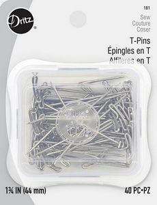 Dritz D101 T-pins 1-3/4in 40ct