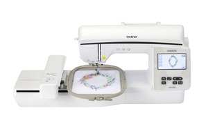 Brother Trade In NQ1700E 5x7 & 6x10 Hoops Embroidery Machine +WiFi Wireless, Jump Stitch Cutting, 258 Designs, 140 Border Frames, 13 Fonts, 0%APR, OCA