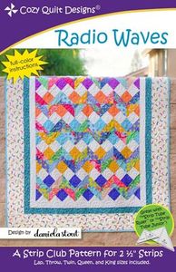 Cozy Quilt Designs CQD01228 Radio Waves