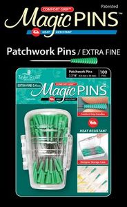 Taylor Seville Originals MAG219591 Magic Pins Patchwork Extra-Fine 1 7/16 in 100 pins