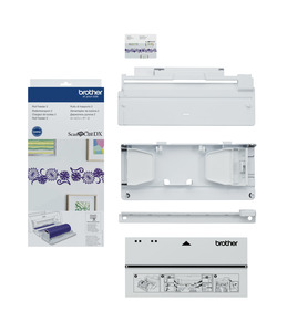 Brother ScanNCut CADXRF2 New Style ScanNCut Roll Feeder2 for DX Series Models, Cuts 6 feet, with leader sheet endless cutting of heat transfer vinyls