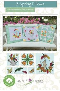 Amelie Scott Designs ASD264 3 Spring Pillows