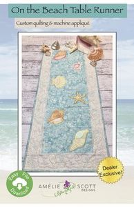 Amelie Scott Designs, ASD238, On the Beach, Table, Runner