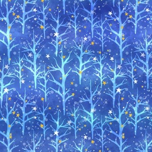 Studio E Kitten Christmas SEF5638-77 Cobalt