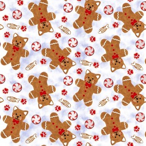 Studio E Kitten Christmas SEF5639-1 - Gingercat