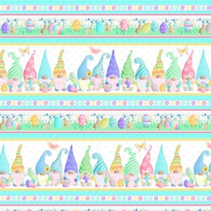 EE Schenck KAS12627-99 SPRING GNOMES - STRIPE MUL